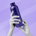 Gourde personnalisée bleue prénom horizontal