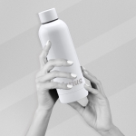 Gourde personnalisée blanche prénom horizontal