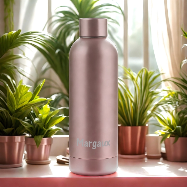 Gourde personnalisée prénom horizontale