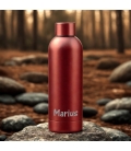 Gourde personnalisée rouge horizontale