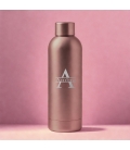 Gourde personnalisée initiale rose