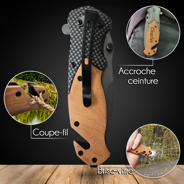 Couteau pliant personnalisé