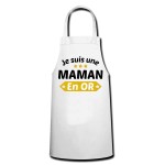 Tablier Maman en or