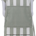 Peignoir poncho à capuche personnalisé pour enfant - Modèle texte