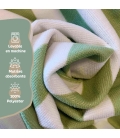 Peignoir poncho à capuche personnalisé pour enfant - Modèle texte