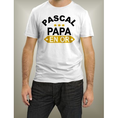Tee Shirt papa en or