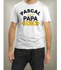 Tee Shirt papa en or