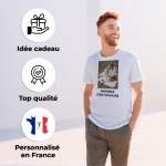 T-Shirt Homme Photo + Texte Personnalisé