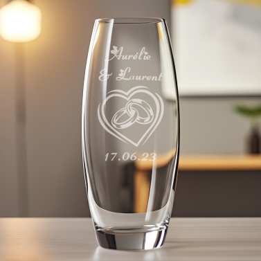 Vase Mariage personnalisé