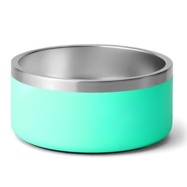 Gamelle personnalisée - Modèle gravée -  Turquoise - KDO MAGIC - animaux de compagnie