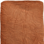 Plaid microfibre Terracotta personnalisé
