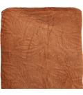 Plaid microfibre Terracotta personnalisé