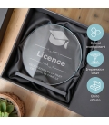 Trophée en verre personnalisable - Grand modèle - Diplôme