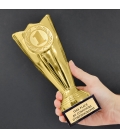 Trophée doré personnalisable - 10 modèles