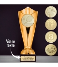 Trophée effet bronze personnalisable - 10 modèles