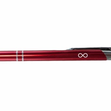 Stylo en acier inoxydable personnalisé - Logo Infini
