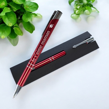 Stylo en acier inoxydable personnalisé - Logo Diplome