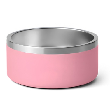 Gamelle personnalisée - Modèle gravée -  Rose - KDO MAGIC - animaux de compagnie