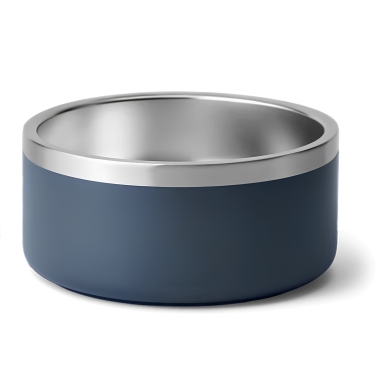 Gamelle personnalisée - Modèle gravée - Bleu marin- KDO MAGIC - animaux de compagnie