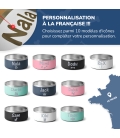 Gamelle personnalisée - Modèle gravée - Bleu marin- KDO MAGIC - animaux de compagnie
