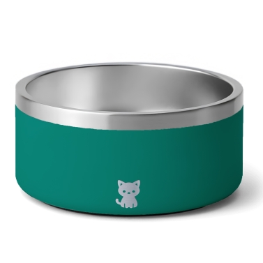 Gamelle personnalisée - Modèle gravée - Vert - KDO MAGIC - animaux de compagnie