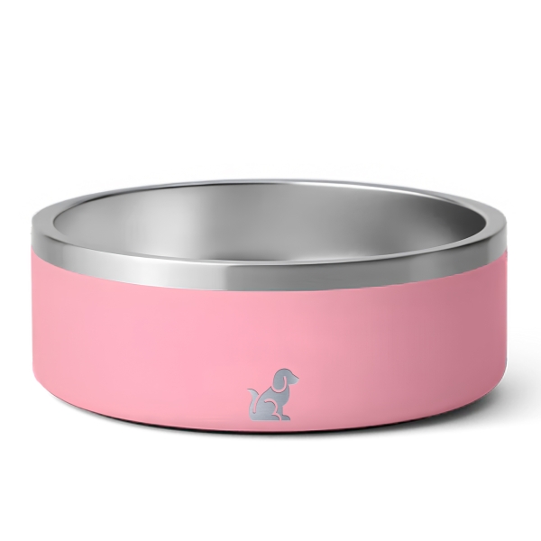 Petite Gamelle personnalisée - Modèle gravée - rose - KDO MAGIC - animaux de compagnie