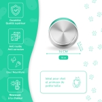 Petite Gamelle personnalisée - Modèle gravée - turquoise - KDO MAGIC - animaux de compagnie