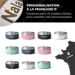 Petite Gamelle personnalisée - Modèle gravée - noir - KDO MAGIC - animaux de compagnie