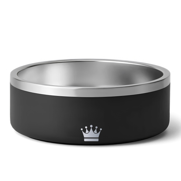 Petite Gamelle personnalisée - Modèle gravée - noir - KDO MAGIC - animaux de compagnie