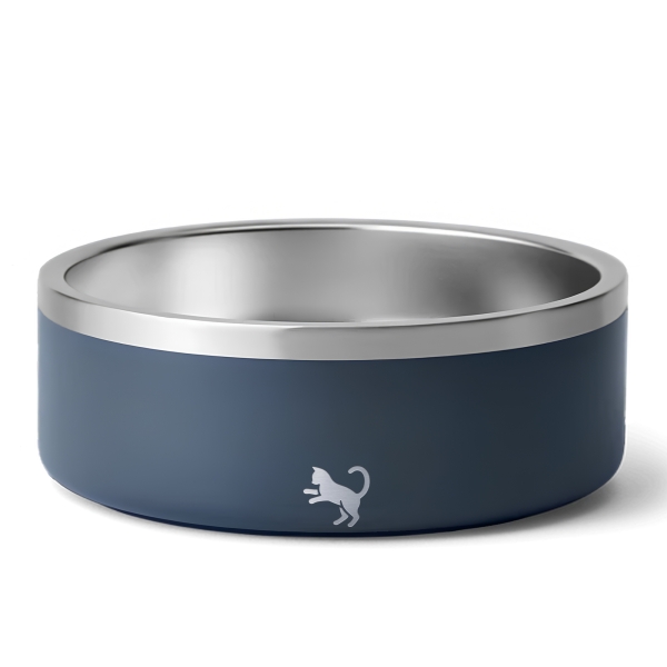 Petite Gamelle personnalisée - Modèle gravée - bleu - KDO MAGIC - animaux de compagnie