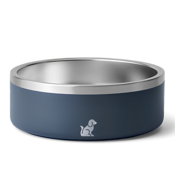 Petite Gamelle personnalisée - Modèle gravée - bleu - KDO MAGIC - animaux de compagnie