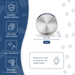 Petite Gamelle personnalisée - Modèle gravée - bleu - KDO MAGIC - animaux de compagnie