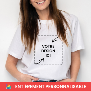 T-Shirt Femme - Unisexe Photo Personnalisable