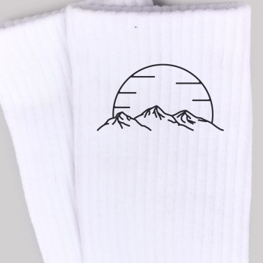 Chaussettes personnalisées Montagne