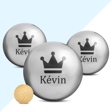 Boule de pétanque personnalisée - Modèle Roi