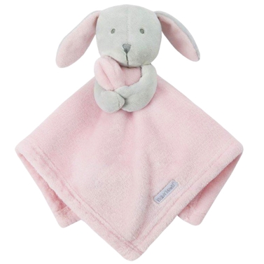 Doudou lapin rose personnalisable