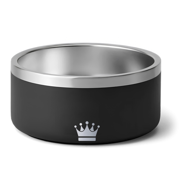 Gamelle personnalisée - Modèle gravée - Noir - KDO MAGIC - animaux de compagnie