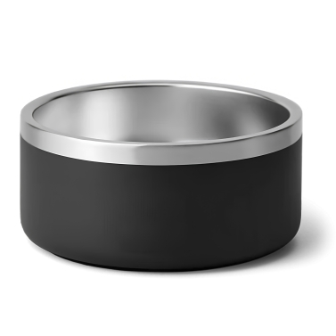 Gamelle personnalisée - Modèle gravée - Noir - KDO MAGIC - animaux de compagnie