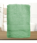 Serviette de bain vert d'eau personnalisée - 450gr/m²