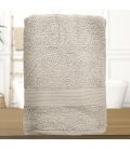 Serviette de bain taupe personnalisée - 450gr/m²