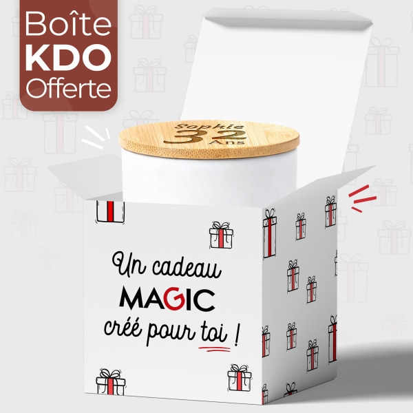 Grande Bougie modèle Anniversaire personnalisée