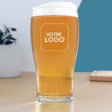 Verre à bière personnalisé avec votre logo