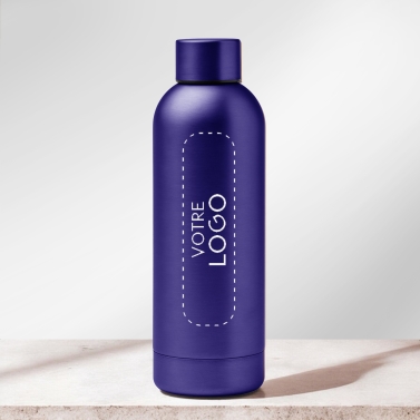 Gourde personnalisable avec votre logo bleue