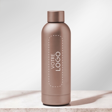 Gourde personnalisée avec votre logo rose