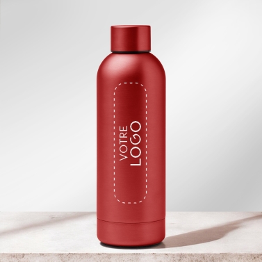 Gourde personnalisée avec votre logo rouge