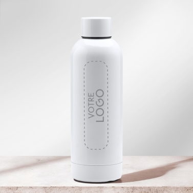 Gourde personnalisable avec votre logo blanc
