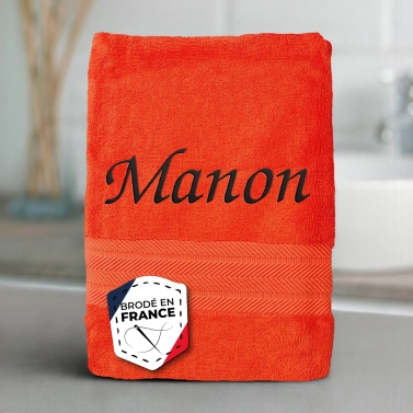 Serviette Corail luxe personnalisée - 550gr/m²