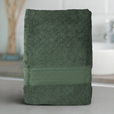 Serviette Eucalyptus luxe personnalisée - 550gr/m²