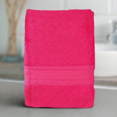 Serviette Rose Indien luxe personnalisée - 550gr/m²