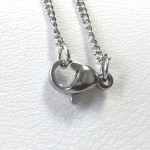 Collier coeur texte à graver